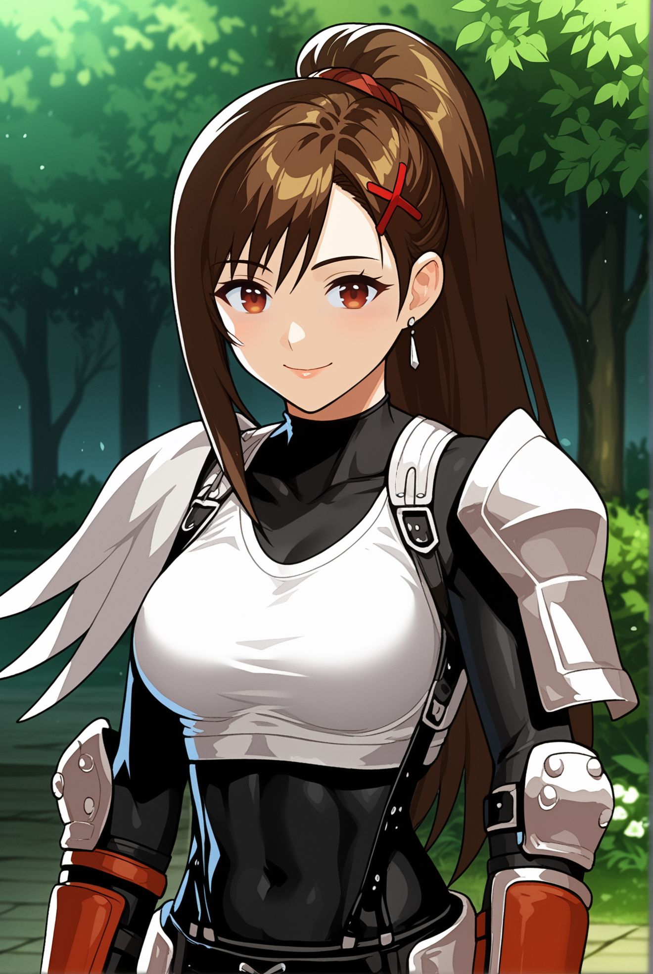 outdoors,  Tifa Lockhart,  1girl on Tensor.Art