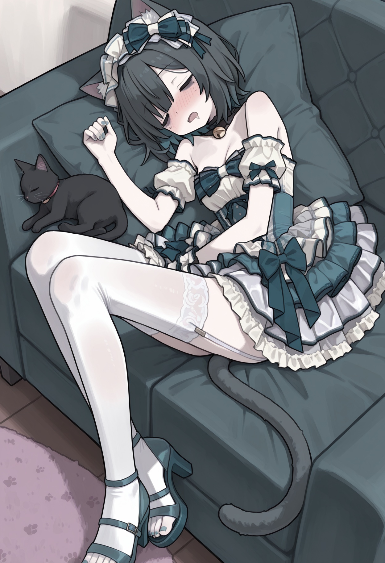 1girl,  catgirl,  skinny on Tensor.Art