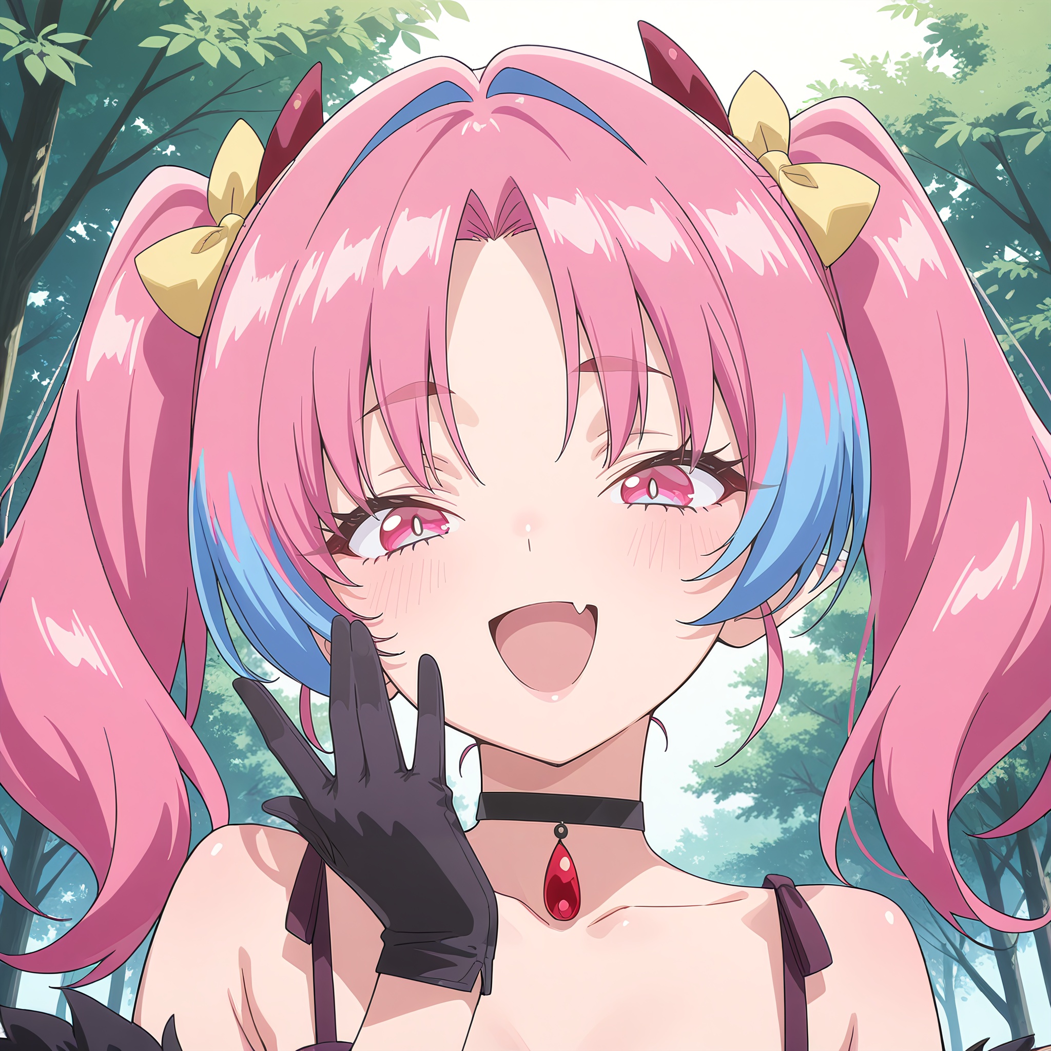 milch_zebul(kanachoro),  pink hair,  multicolored hair on Tensor.Art