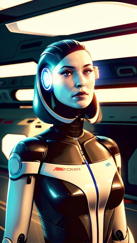 edimasseffect,  android head,  android skin on Tensor.Art