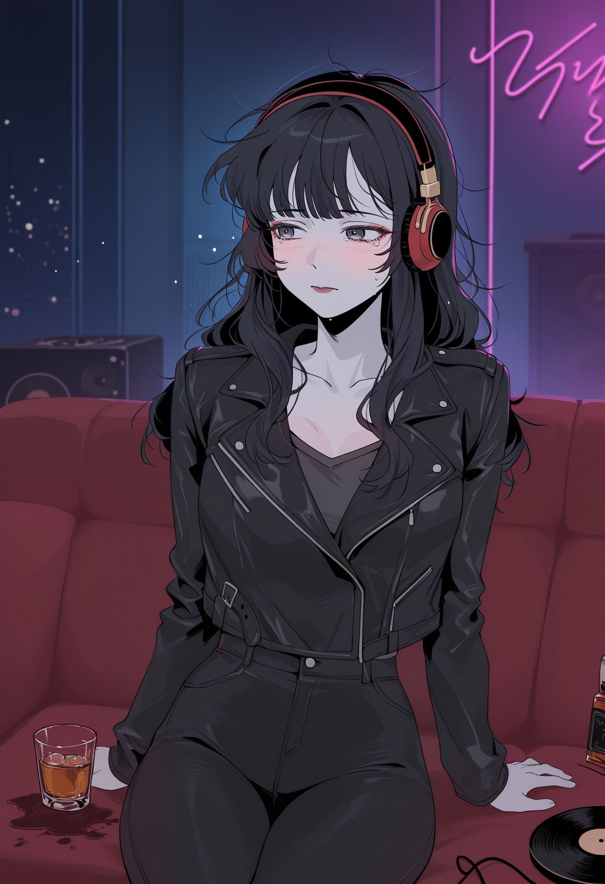 1girl,  solo,  long dark hair on Tensor.Art