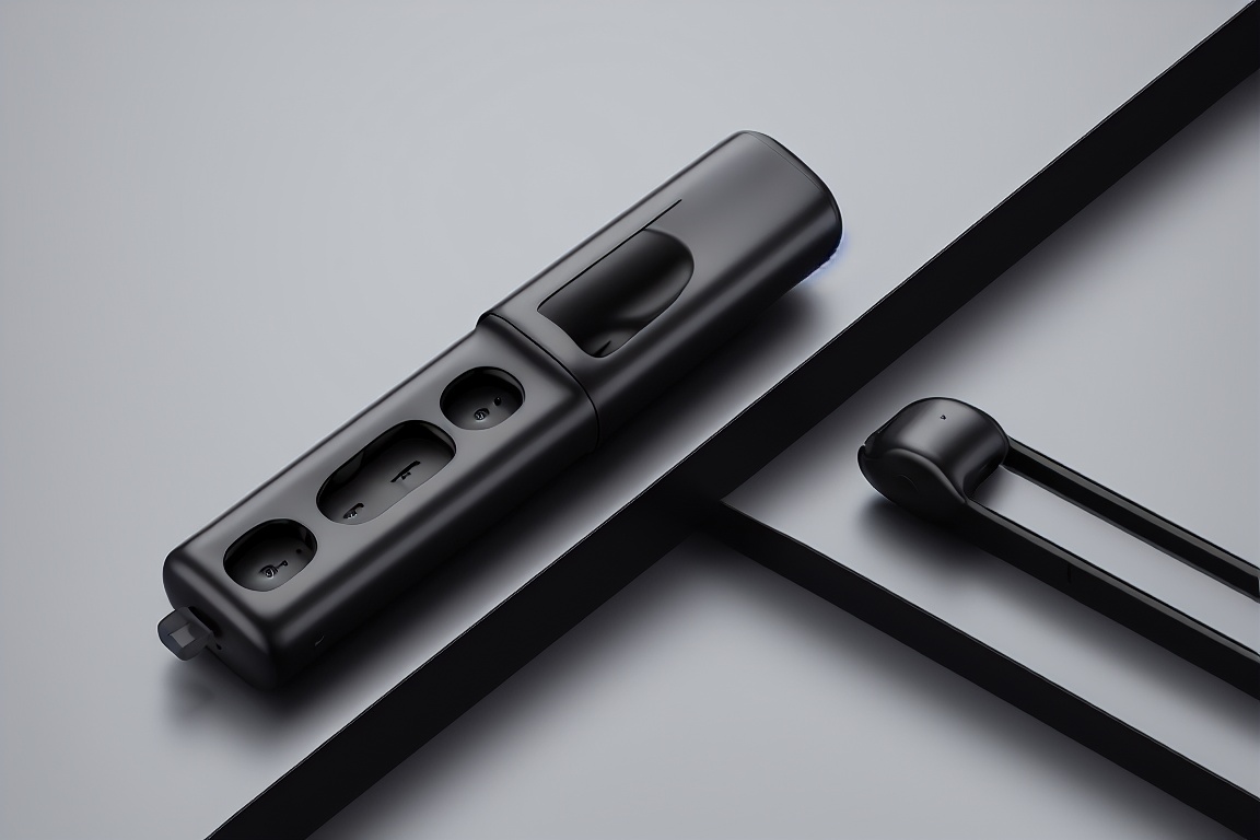 gaoji,A long strip machine is placed on top of the black background,the bottom is composed of many lines,natural light and shadow,<lora:gaoji-V1:1>,