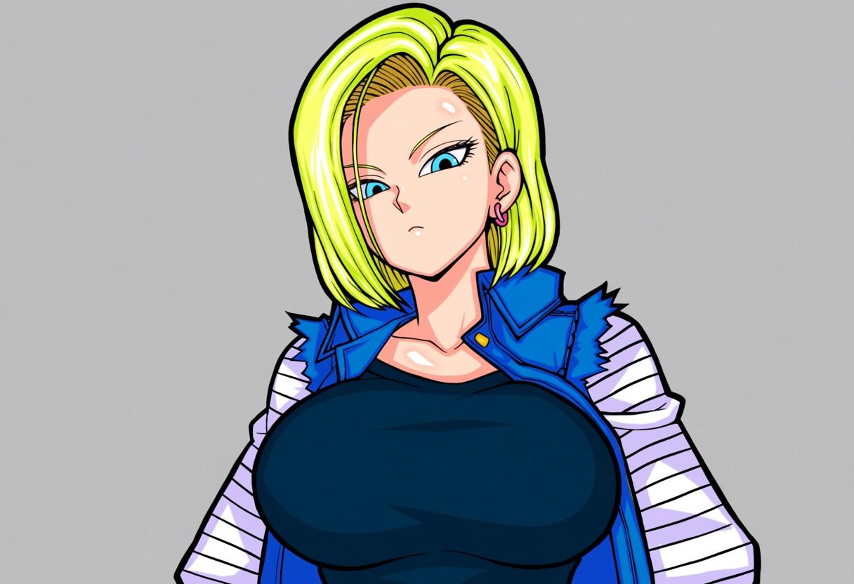 android 18,  dragon ball,  1girl on Tensor.Art