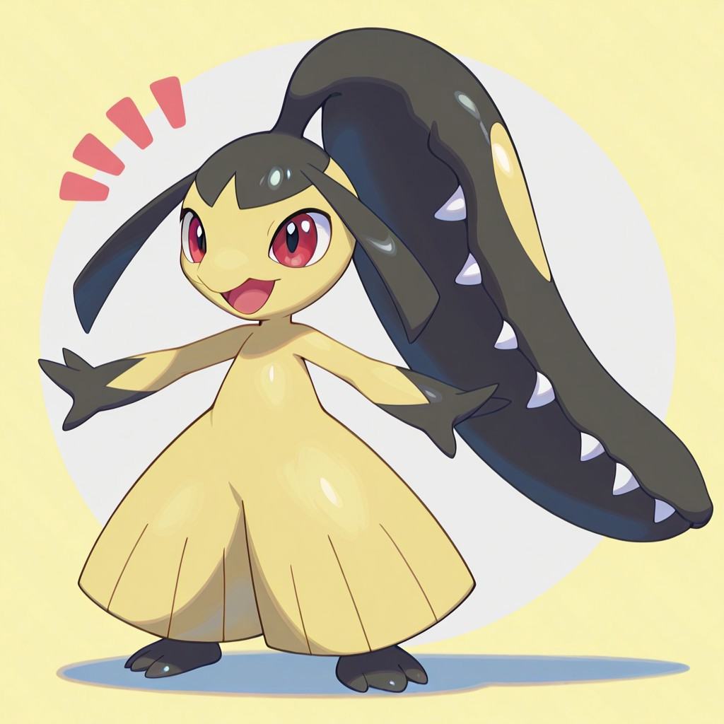 mawile,  pokemon (creature),  light yellow body on Tensor.Art