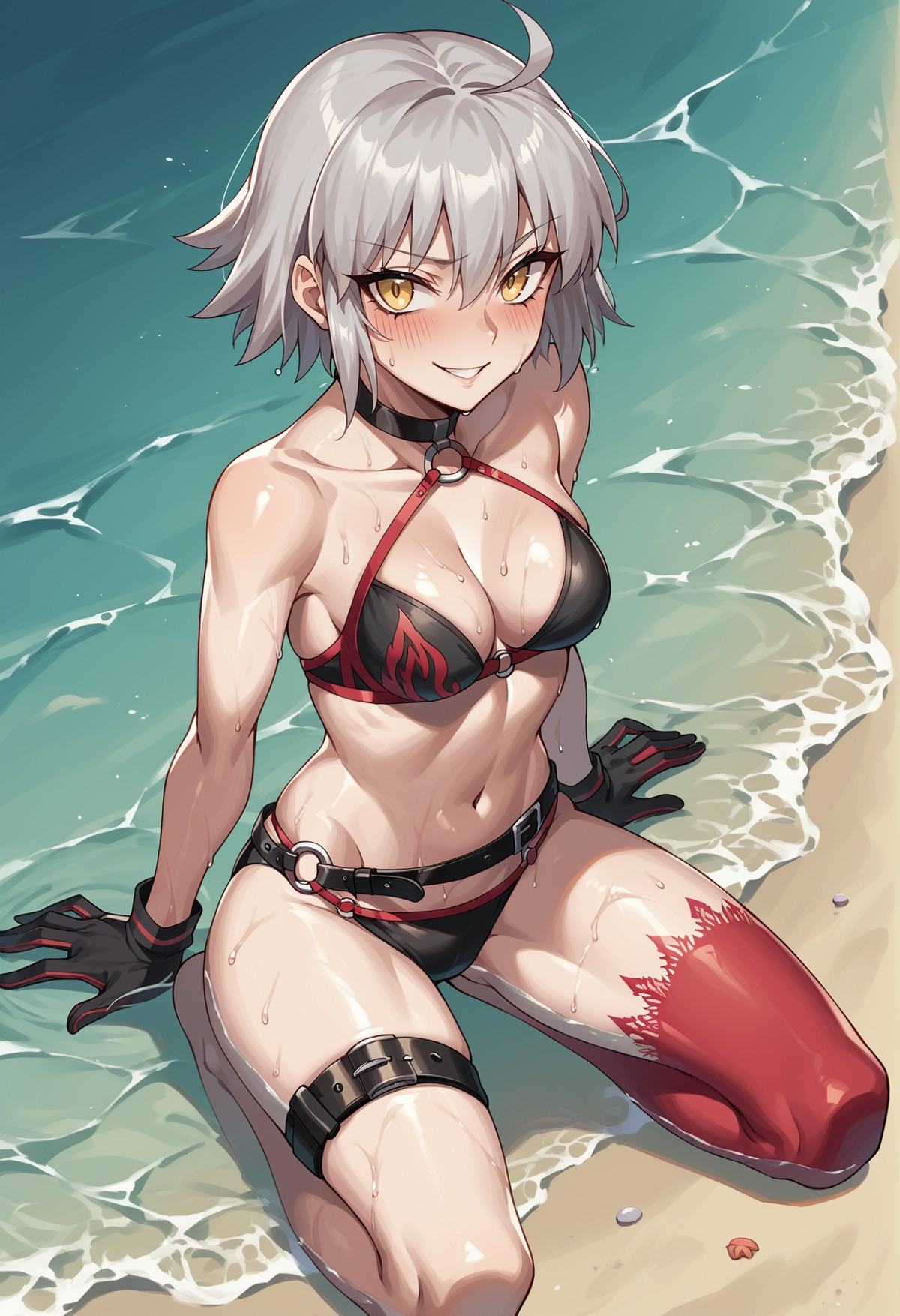 1girl,  long hair,  ahoge on Tensor.Art