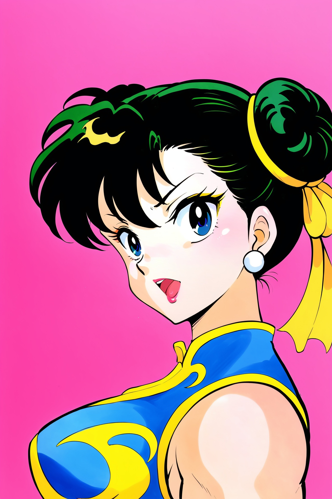in ru_ta artstyle,  1girl,  Chun Li on Tensor.Art