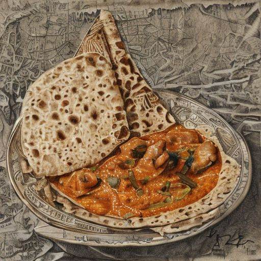 Curry with naan on Tensor.Art
