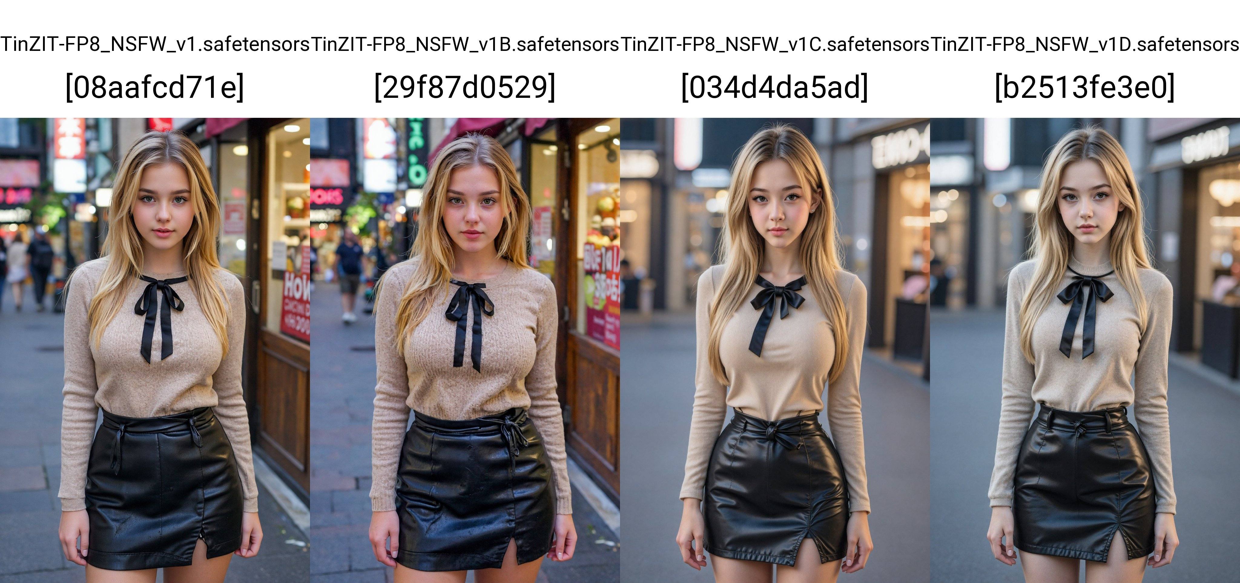 A young,  fair-skinned woman stands centered in the frame,  gazing directly at the viewer. She appears to be in her late t...
