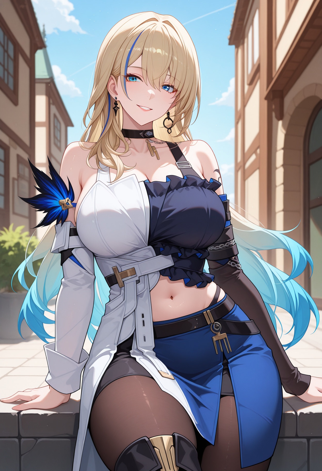 1girl,  mature female,  large breasts on Tensor.Art