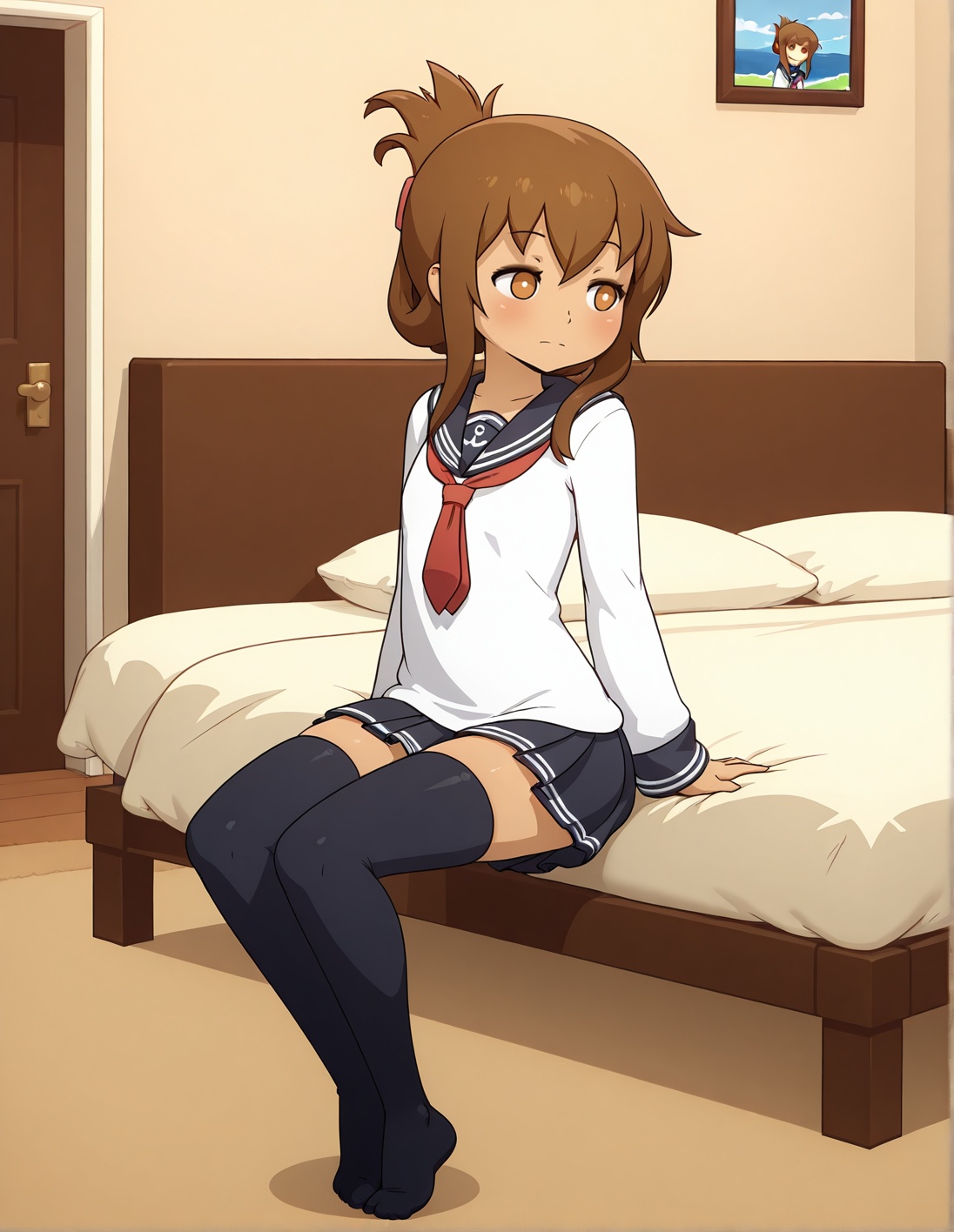 mikeinel,  inazuma \(kancolle\),  sitting on Tensor.Art