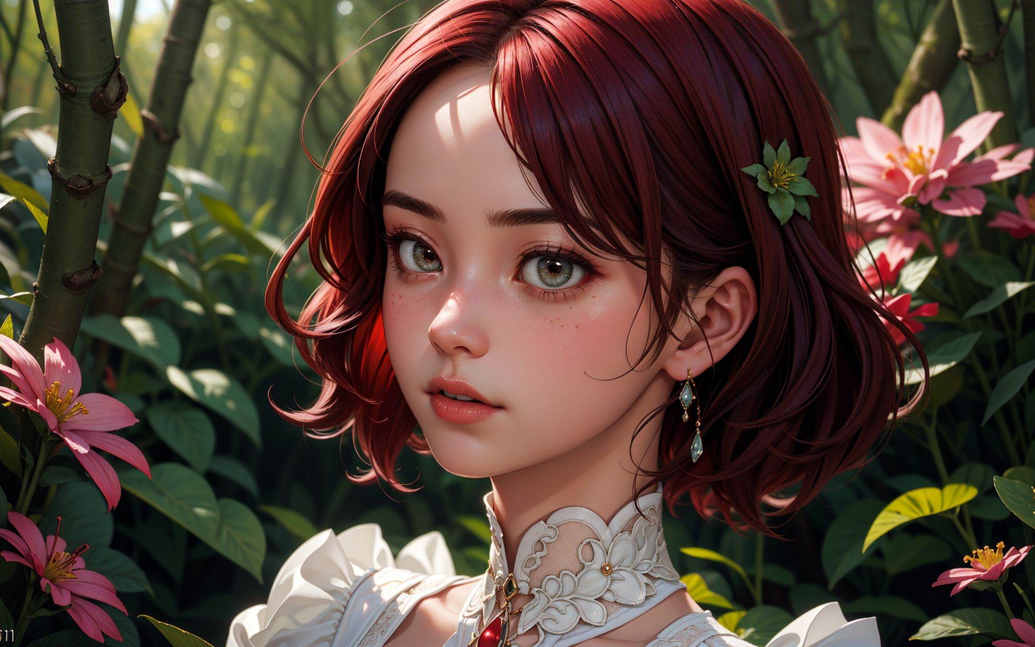 cute woman,  (elegant,  beautiful face) on Tensor.Art