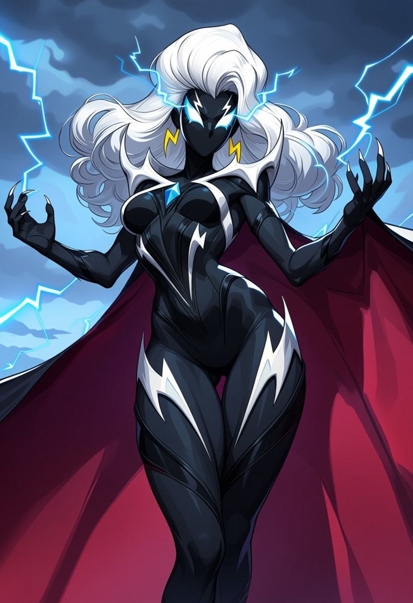 ((electricity aura,  electricity powers,  lightning on Tensor.Art