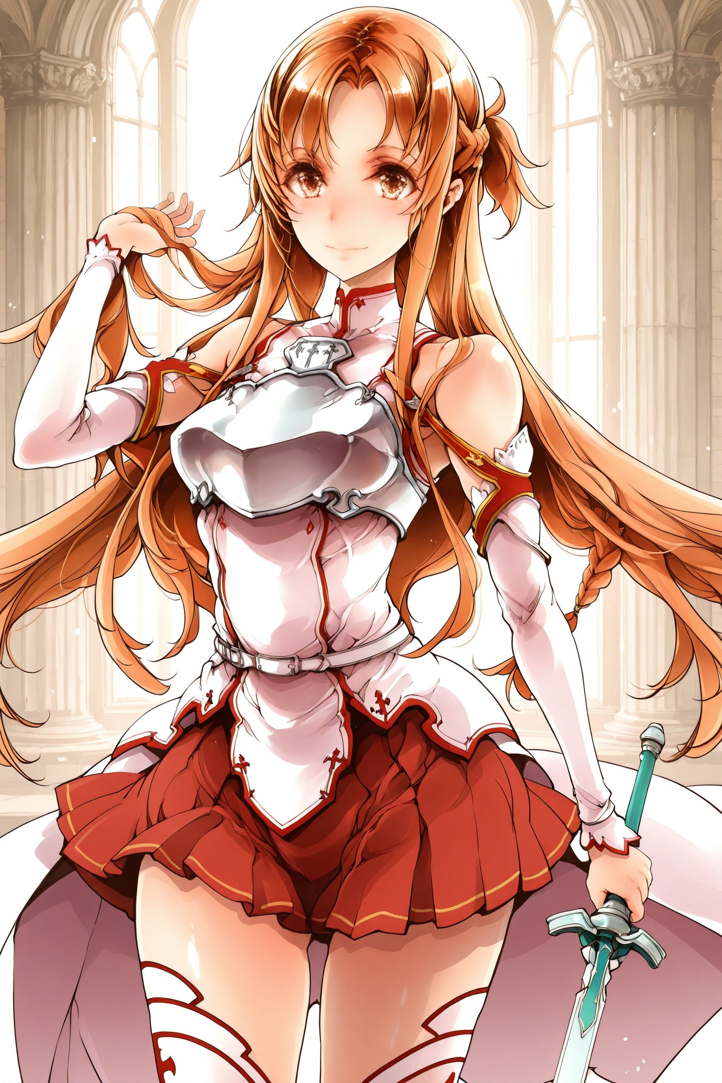 Endou Okito Style,  1girl,  asuna \(sao\) on Tensor.Art