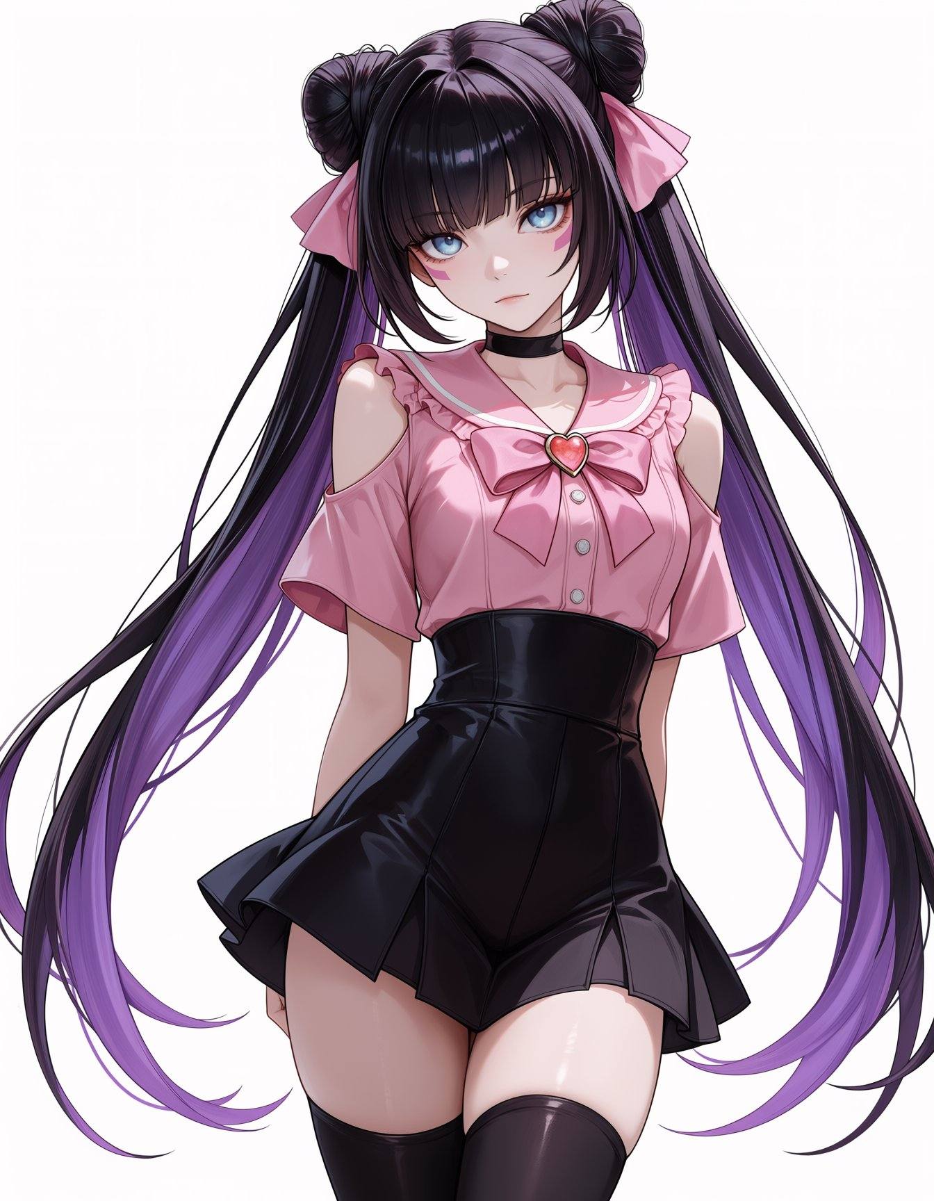 azki1stcostume,  blue eyes,  black hair on Tensor.Art