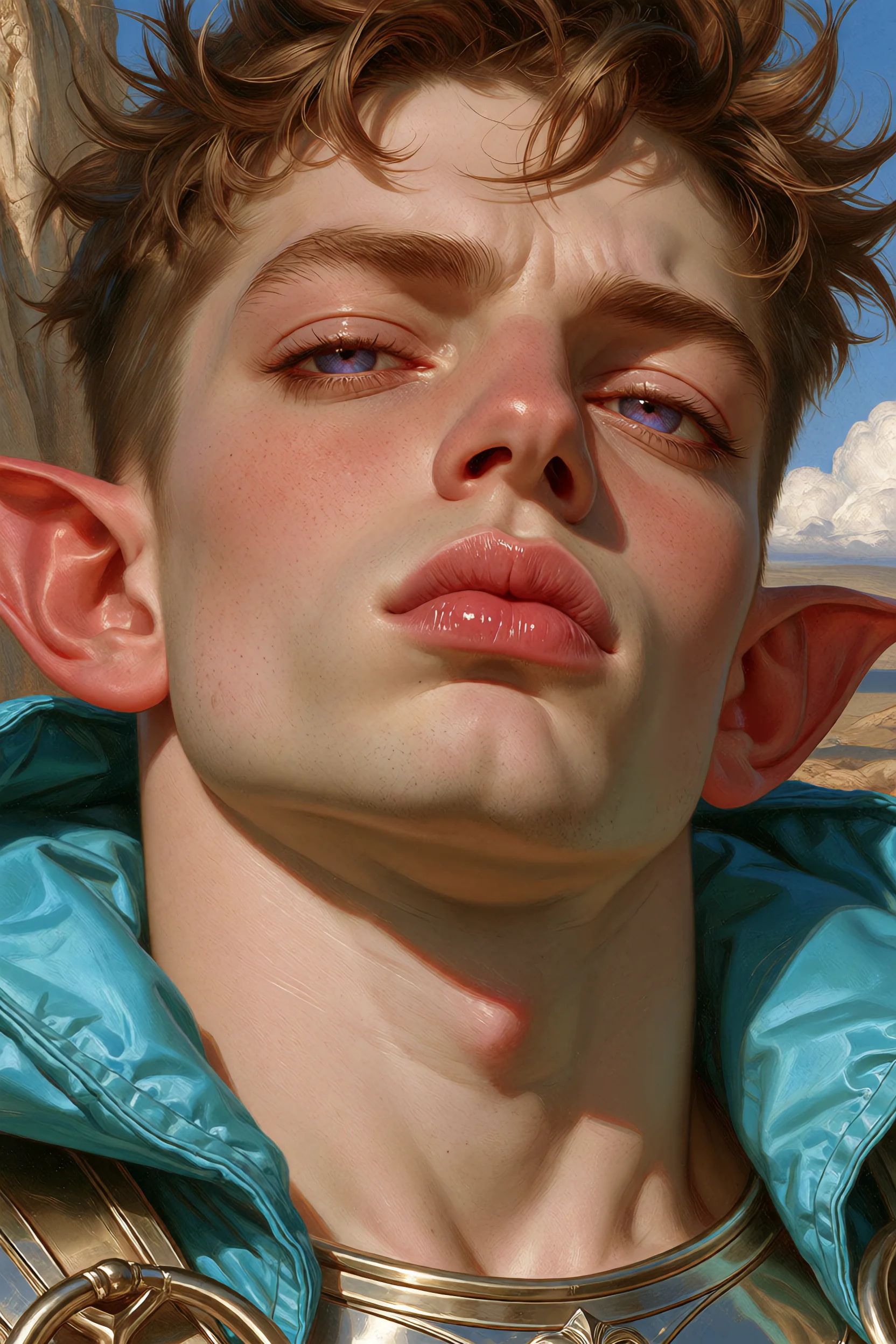 sacredmenag,  short hair,  1man on Tensor.Art