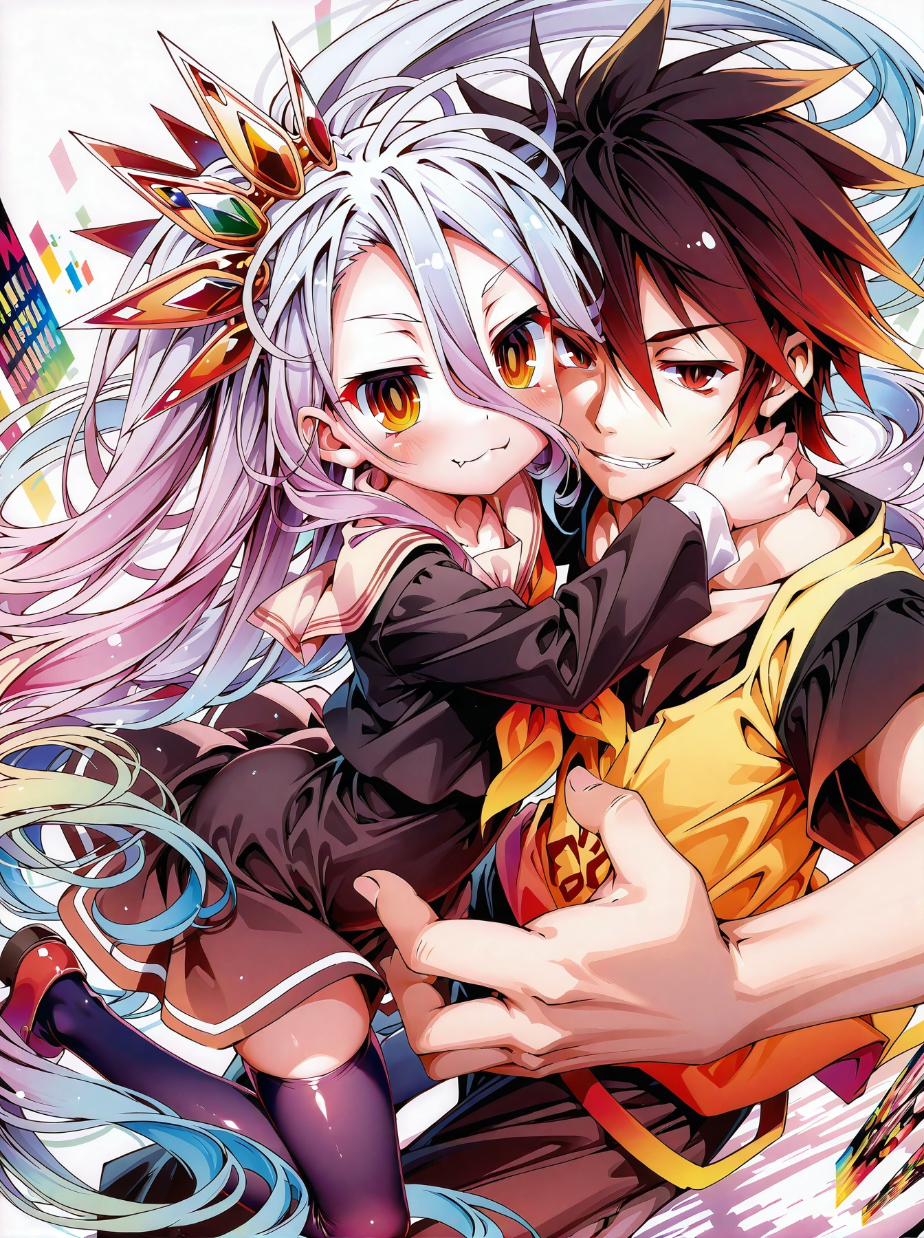 kyuu,  1boy,  1girl on Tensor.Art