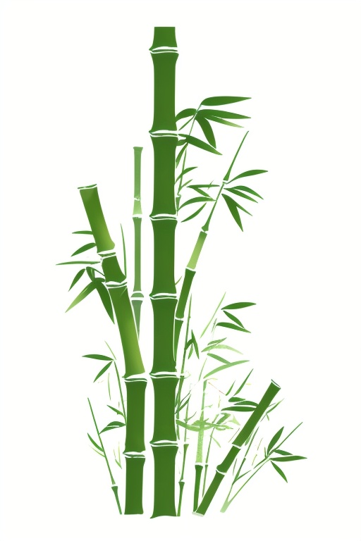 white background, bamboo, green theme, bamboo forest, flat design style,<lora:lbc_bamboo_v1.0:1>,