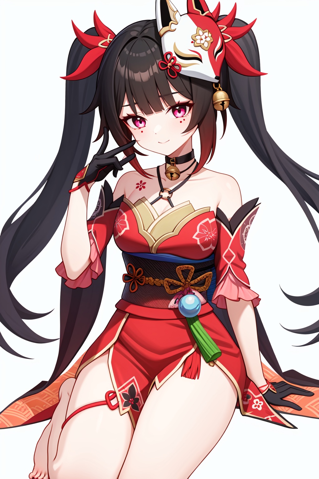 1girl,  huahuo,  twintails on Tensor.Art