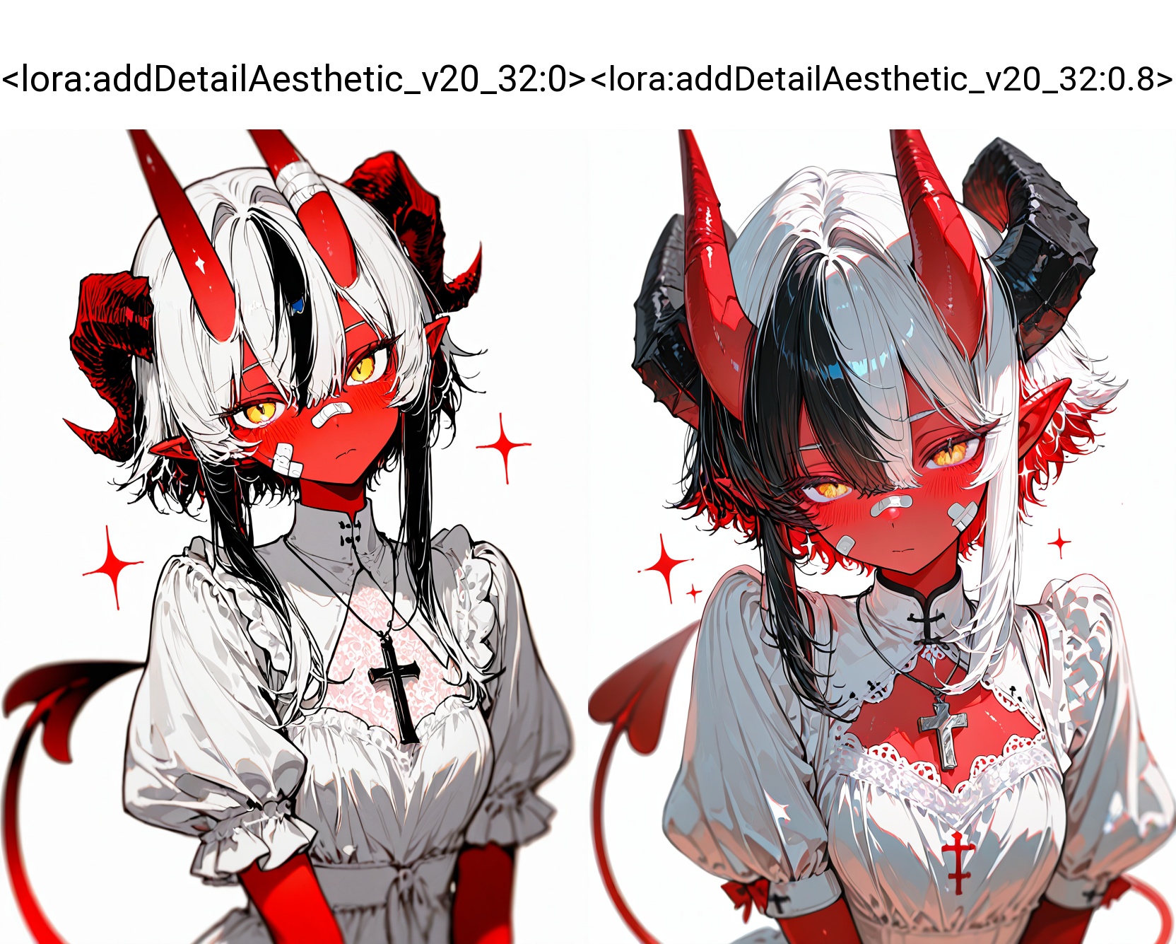 masterpiece,  best quality,  red skin on Tensor.Art