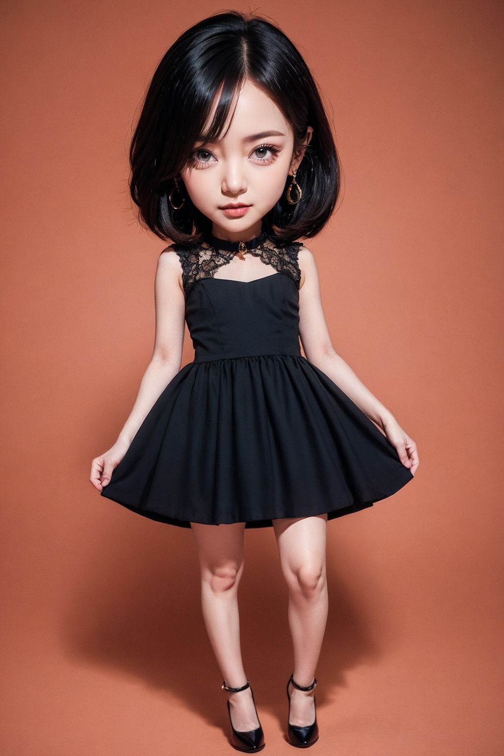 1girl,  solo,  chibi on Tensor.Art