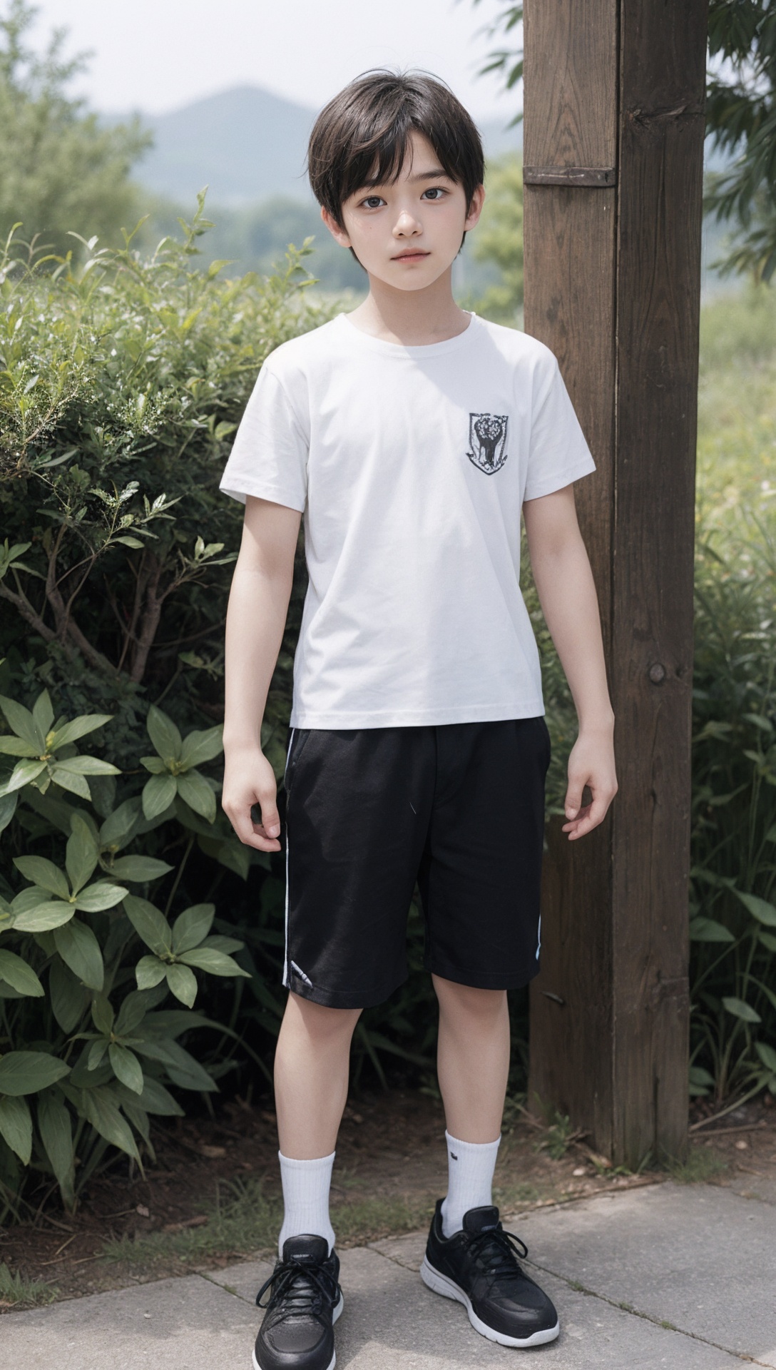 1boy,full body,outdoor,
