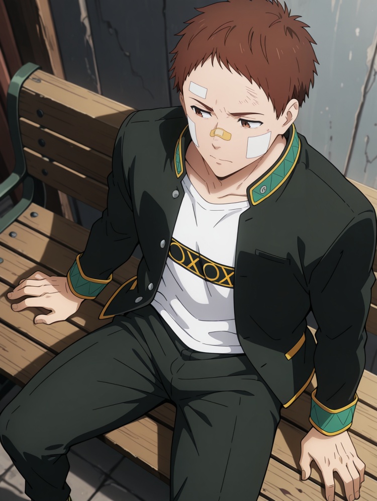 Masaki Anzai - Wind Breaker by Lineko on Tensor.Art