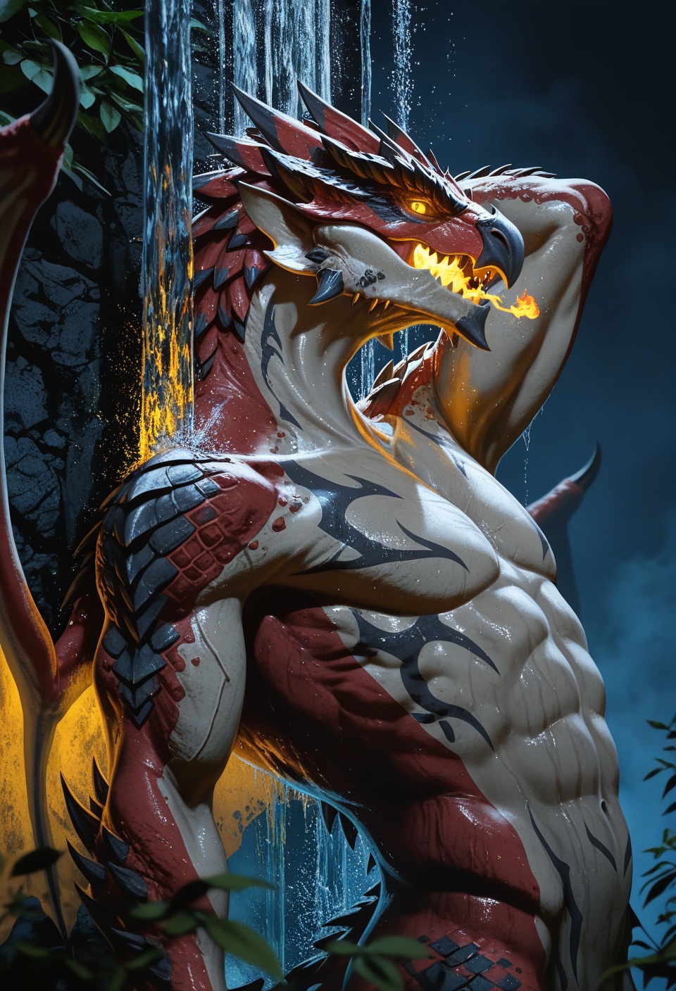 solo,  no humans,  rathalos on Tensor.Art