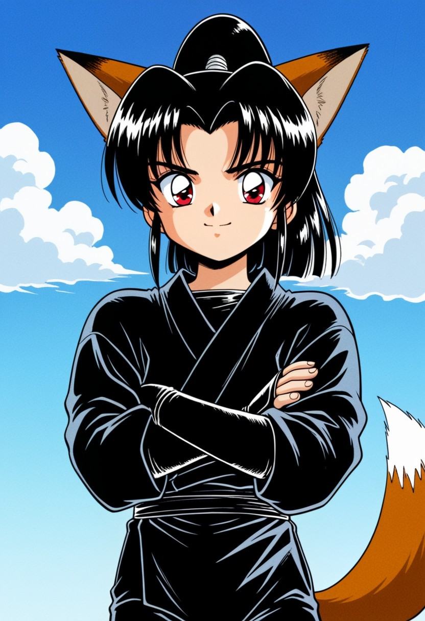 masterpiece,  best quality,  1990s retro anime style on Tensor.Art