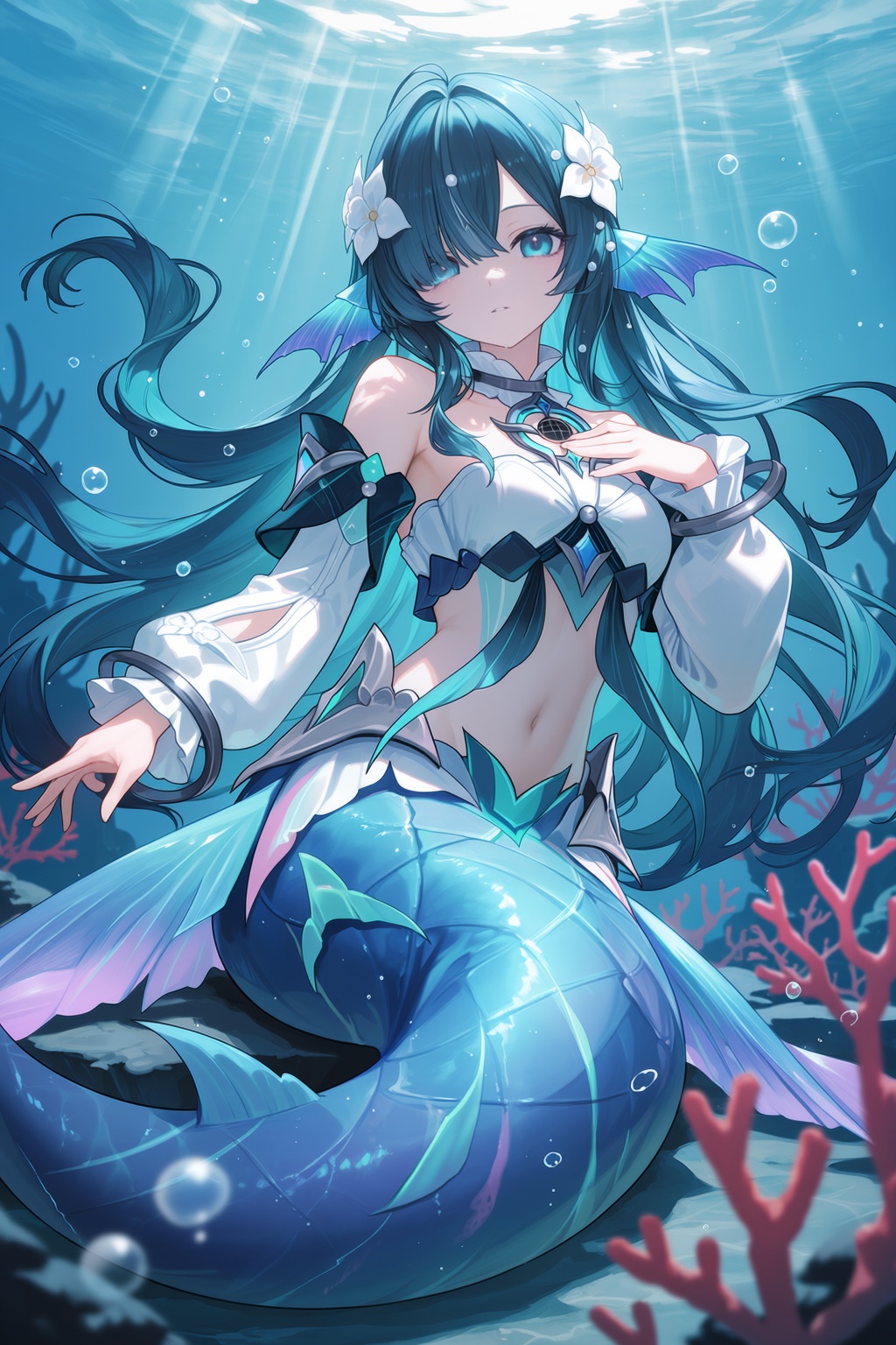 vodyanitsagenshin,  1girl,  solo on Tensor.Art