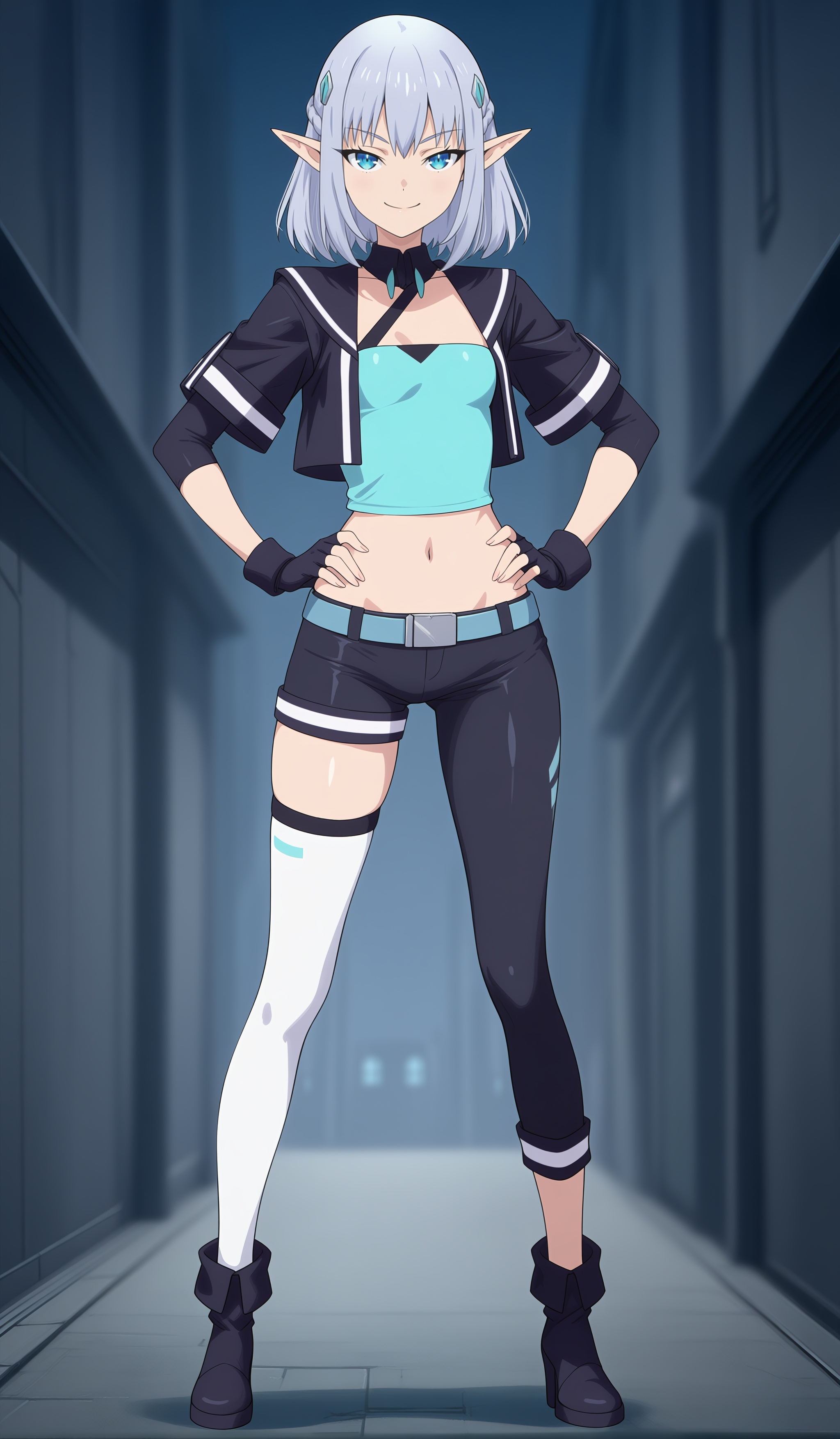 elma(reborn-space-mercenary),  1girl,  solo on Tensor.Art
