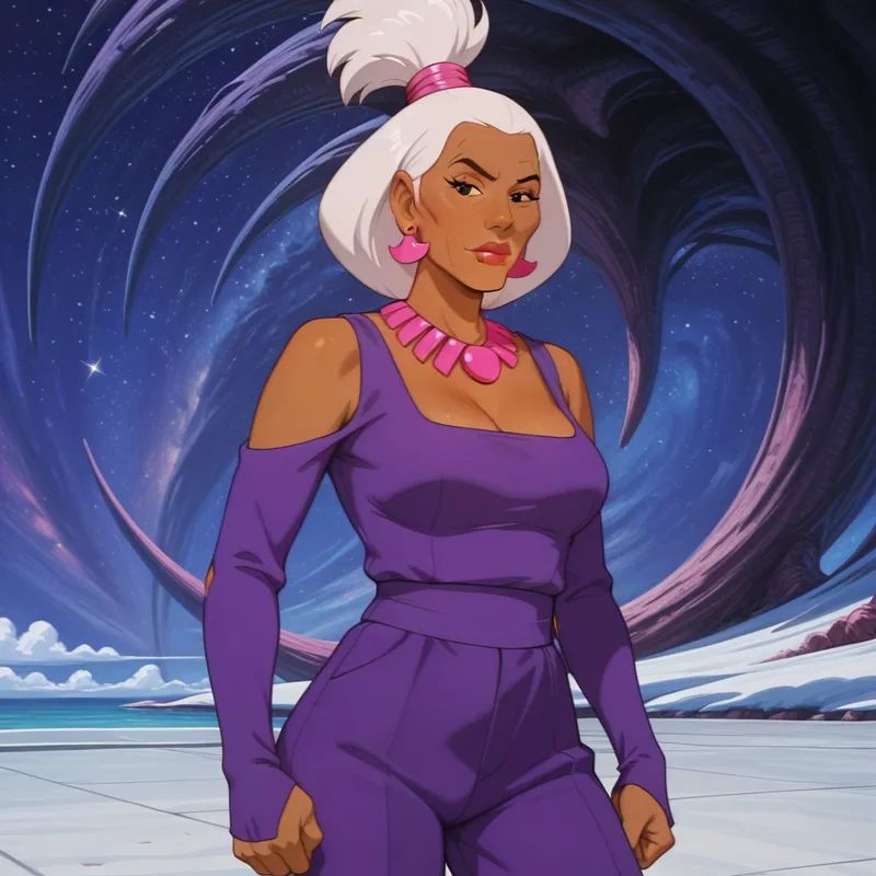 avagon,  mature female,  solo on Tensor.Art