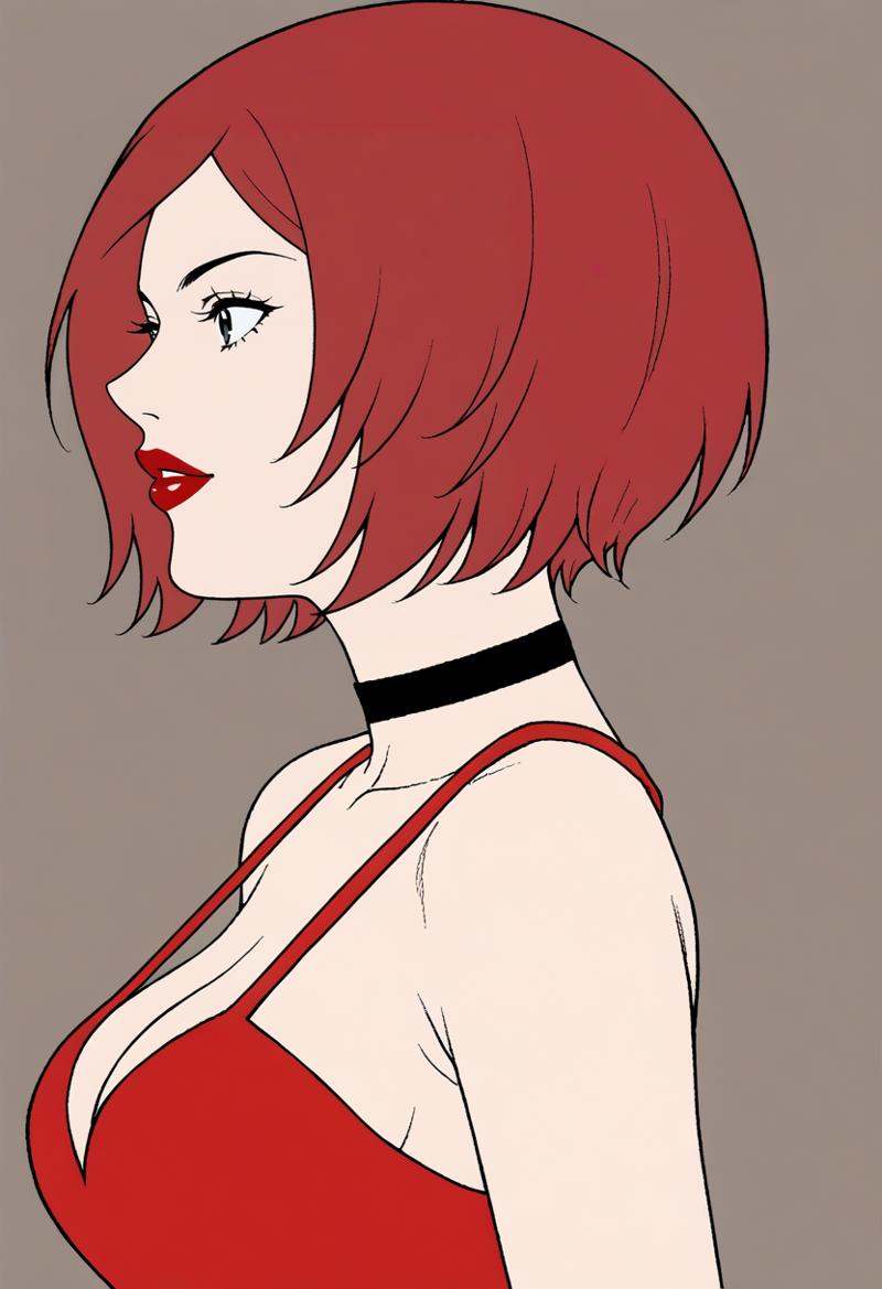 flat color,  1girl,  source_anime on Tensor.Art