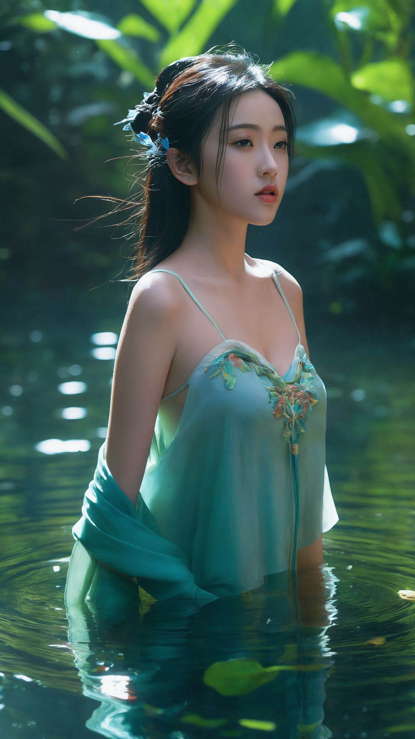 Realistic,  chinese girls,  big chest on Tensor.Art