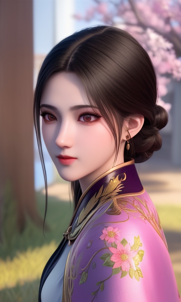 (,1girl, ,best quality, ),looking at viewer, <lora:379-DA-紫川-林秀佳:0.8> ,ultra detailed background,ultra detailed background,ultra realistic 8k cg,, ,masterpiece, (( , )),, ,tamari \(flawless\),, hyper blossom,    (()), (), ,,