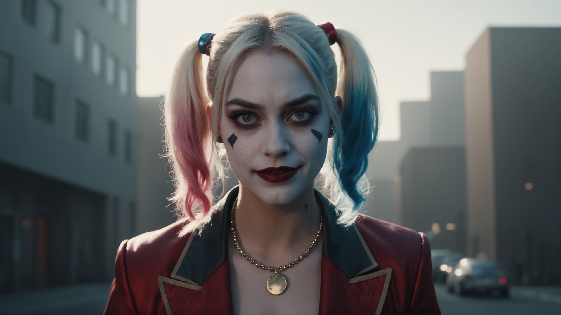 cinematic style,  A photorealistic Hyper realistic,  Harley Quinn on Tensor.Art