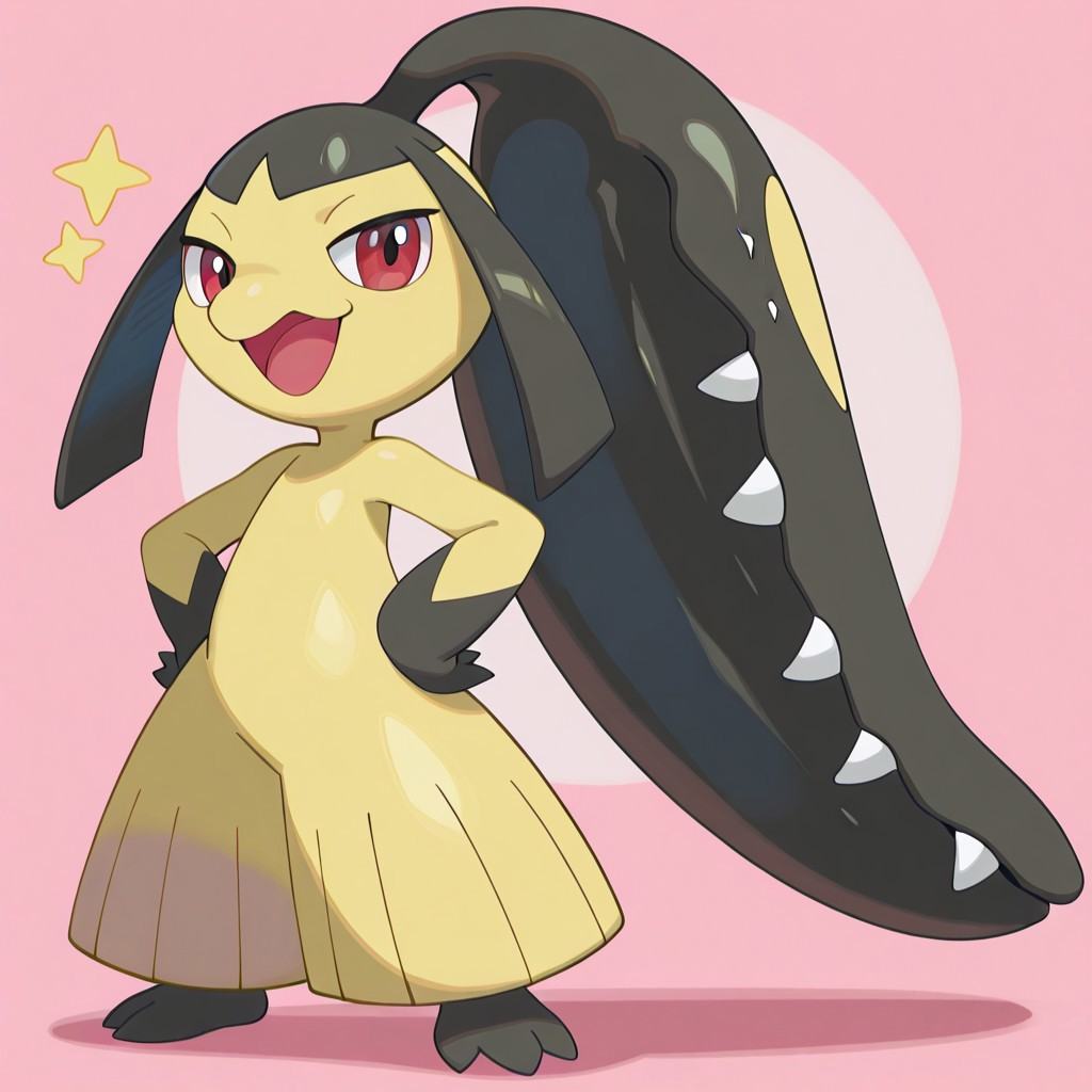 mawile,  pokemon (creature),  light yellow body on Tensor.Art