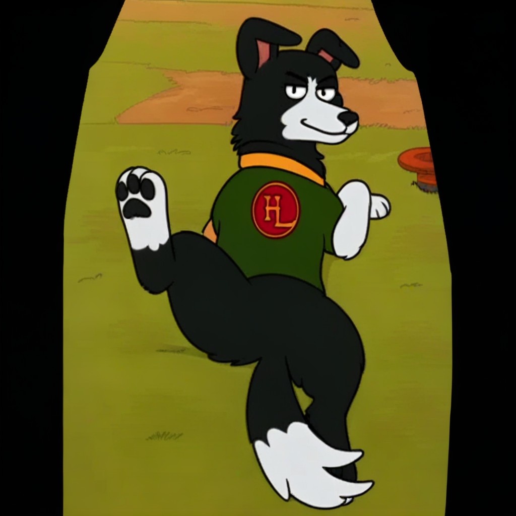 herd locker border collie,  feral,  night on Tensor.Art