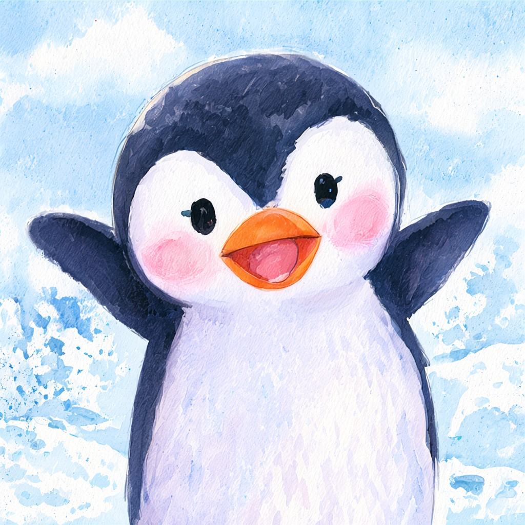 cute penguin on Tensor.Art