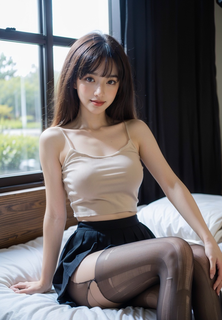 1girl,  solo,  pantyhose by 阿泽泽 on Tensor.Art