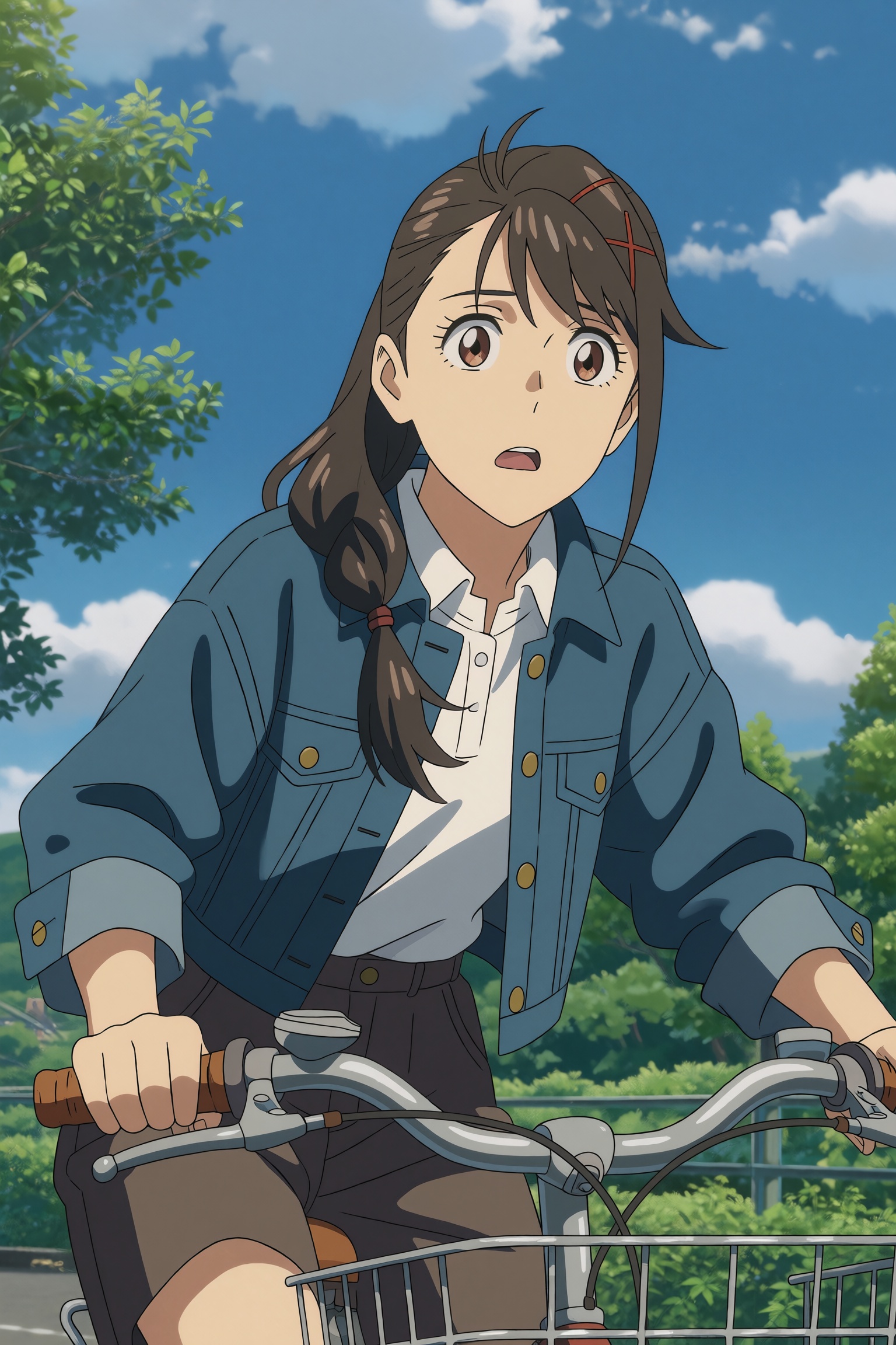 Shinkai Makoto Style,  Suzume no Tojimari Style,  Iwato Suzume on Tensor.Art