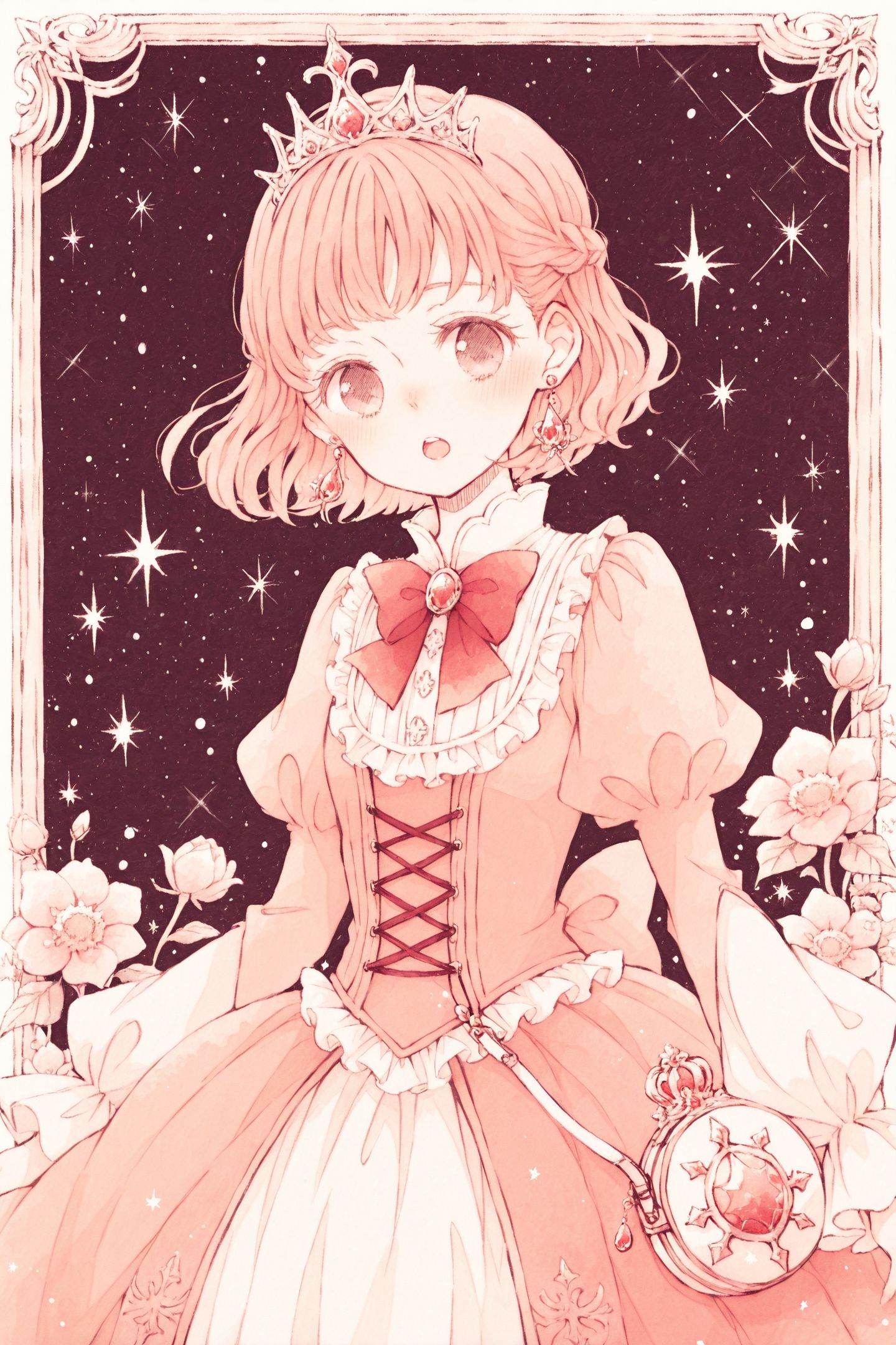 koame Style,  1girl,  dress on Tensor.Art