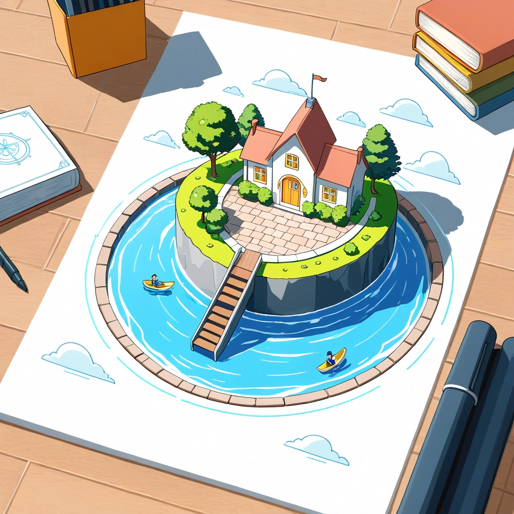 logo concept ,  a0b,  scenery on Tensor.Art