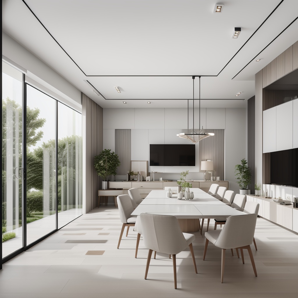 jianzhuZ,indoors,no humans,window,chair,table,curtains,light,lamp,<lora:jianzhuZ-000008:0.8>,, masterpiece, best quality,