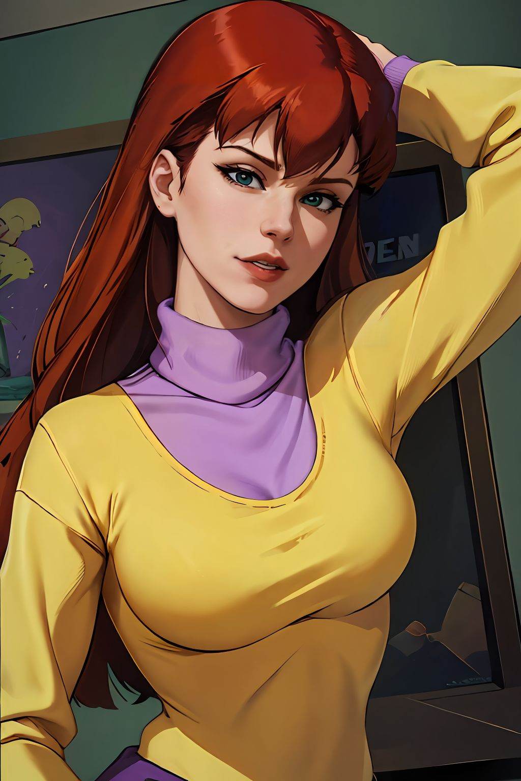 absurdres,  mary jane watson,  upper body on Tensor.Art