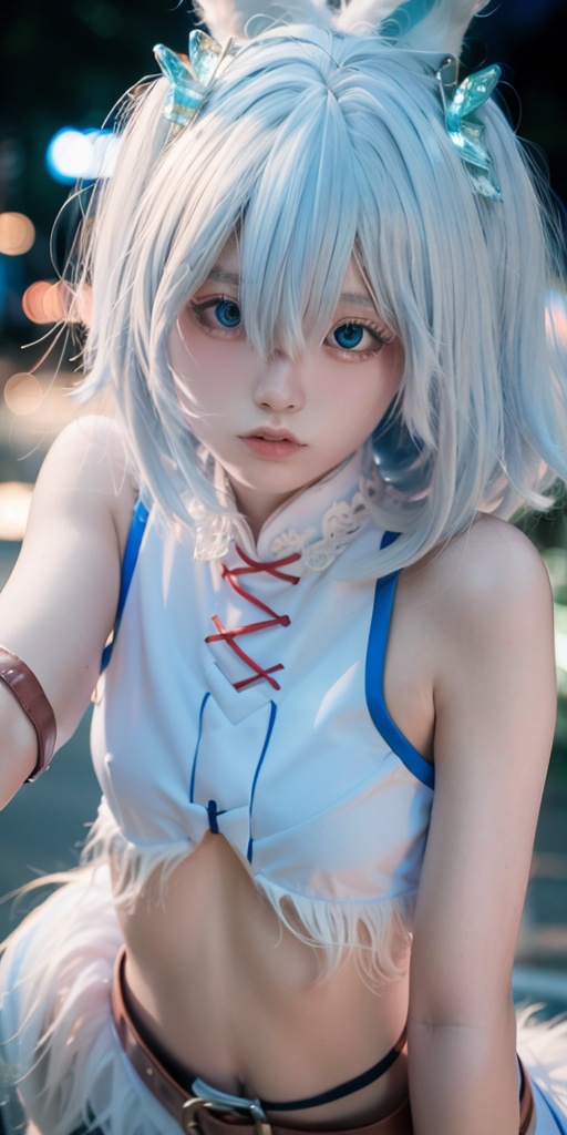1girl,  <lora:sd-no.115-000002:1>,sleeveless shirt, Tokyo street,night, cityscape,city lights,close-up,, (8k, RAW photo, best quality, masterpiece:1.2),(realistic, photo-realistic:1.37),