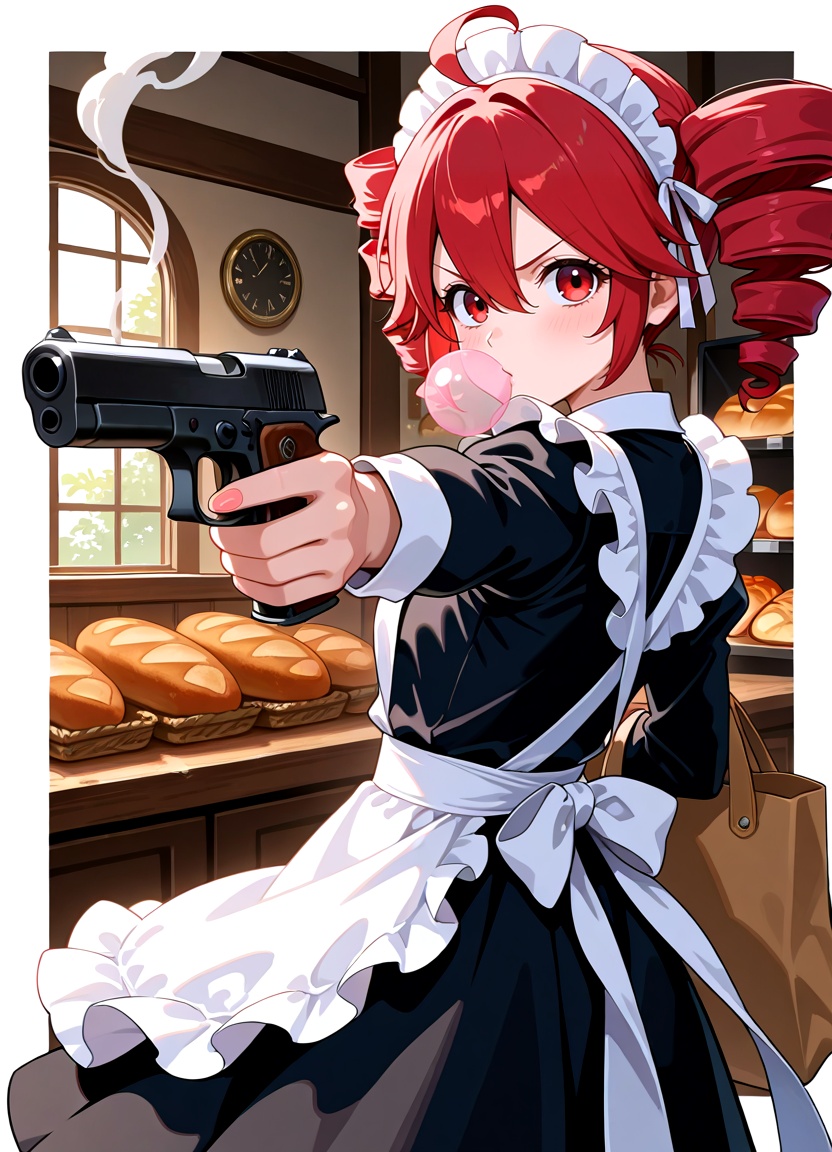 1girl,  angry,  kasane teto on Tensor.Art