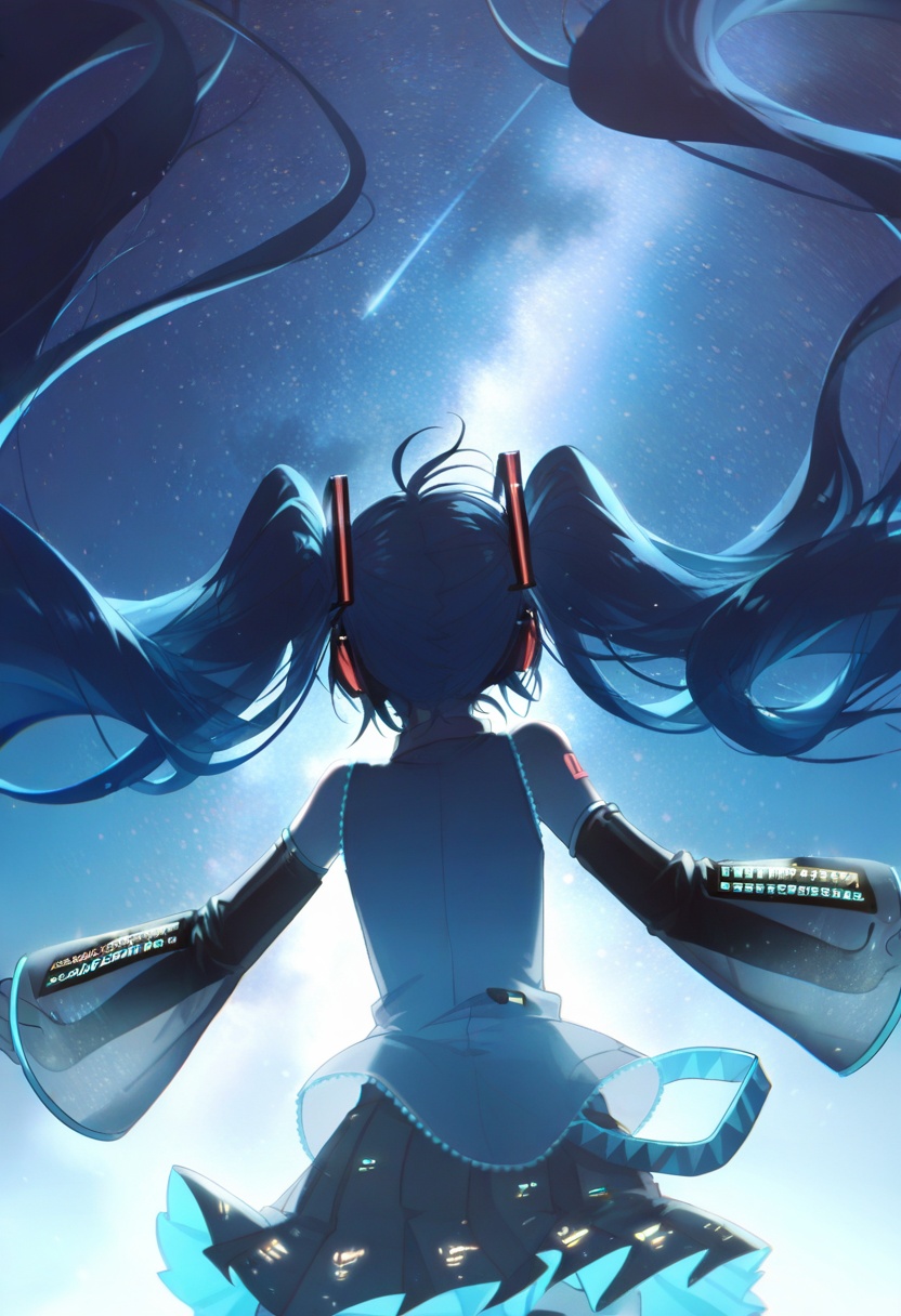 1girl,  solo,  twintails on Tensor.Art