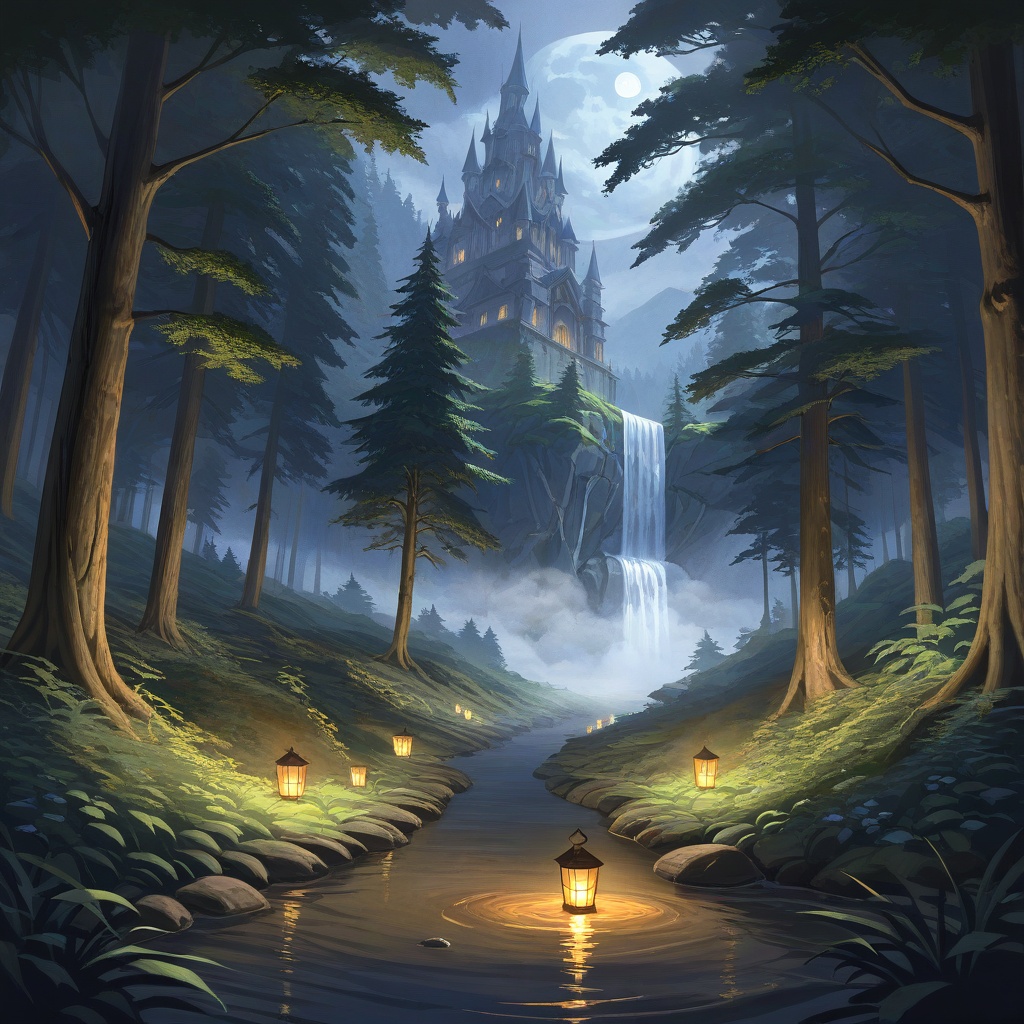 epic fantasy,  oil painting,  night on Tensor.Art
