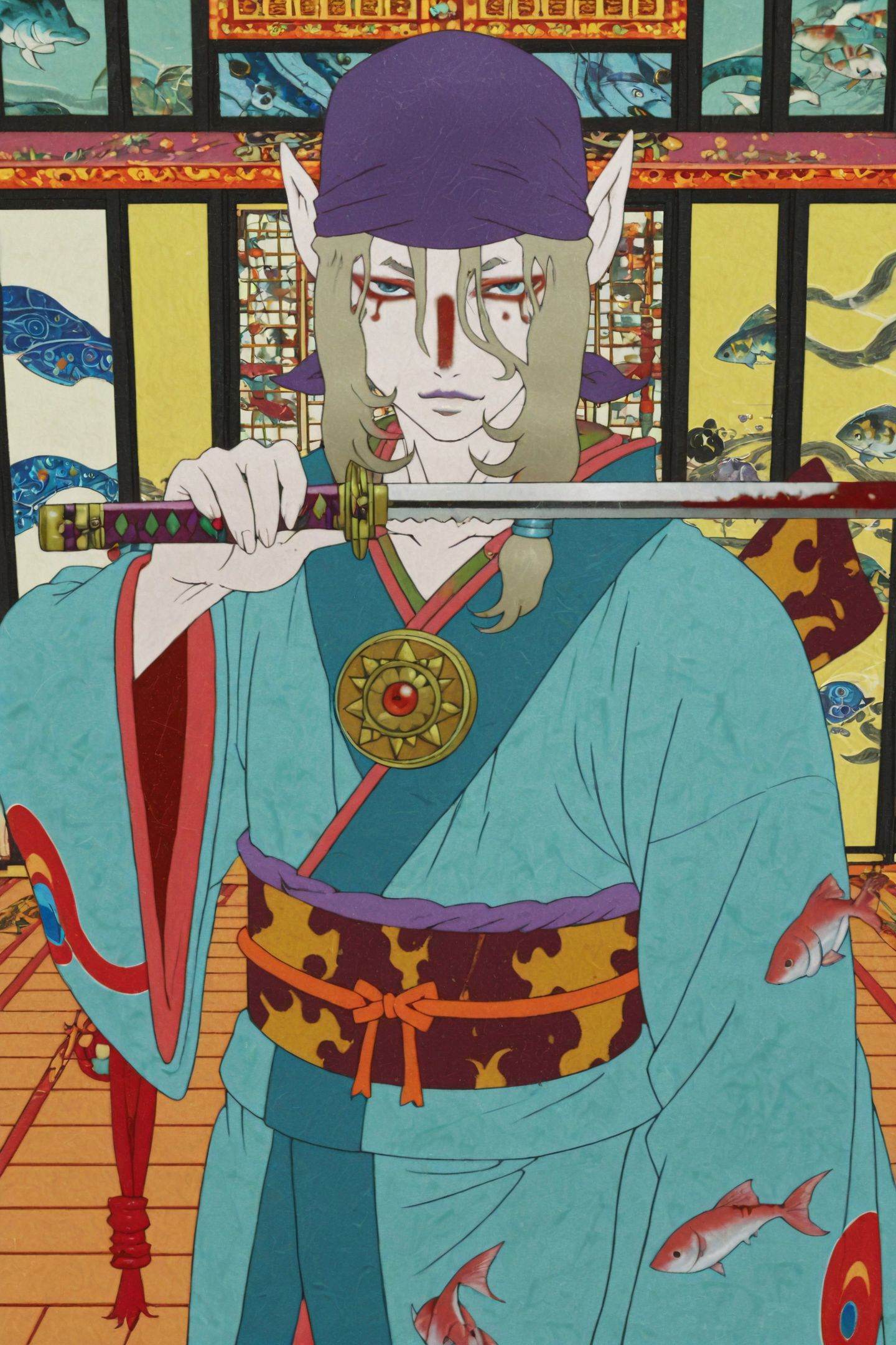 TV 2007 Style,  Medicine Seller-Kun \(Type-1\),  facepaint on Tensor.Art