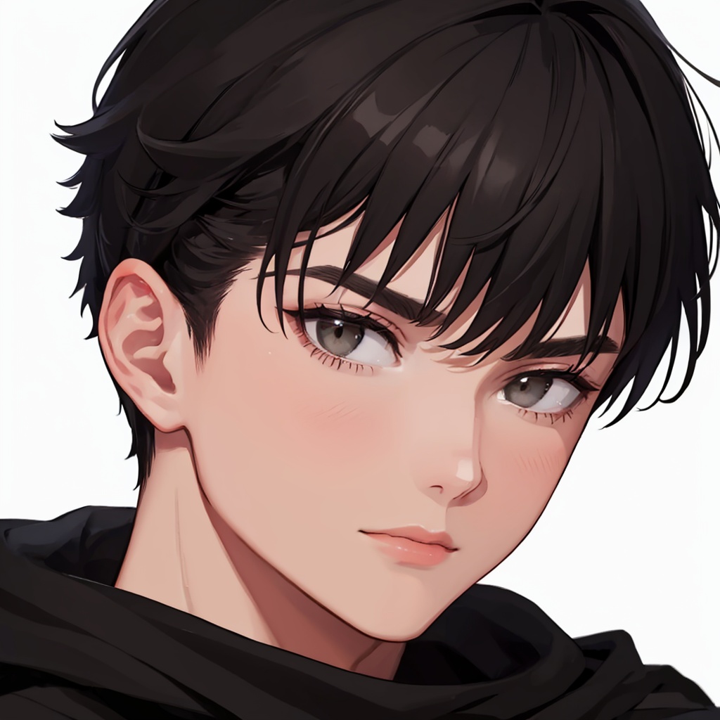 masterpiece,best quality, highly detailed, portrait,close-up,upper body,guts (berserk),1boy,<lora:guts_(berserk):1>,simple background,white background,